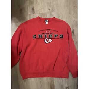 Vintage Lee Sport Embroidered KC Chiefs Crewneck Sweatshirt XL